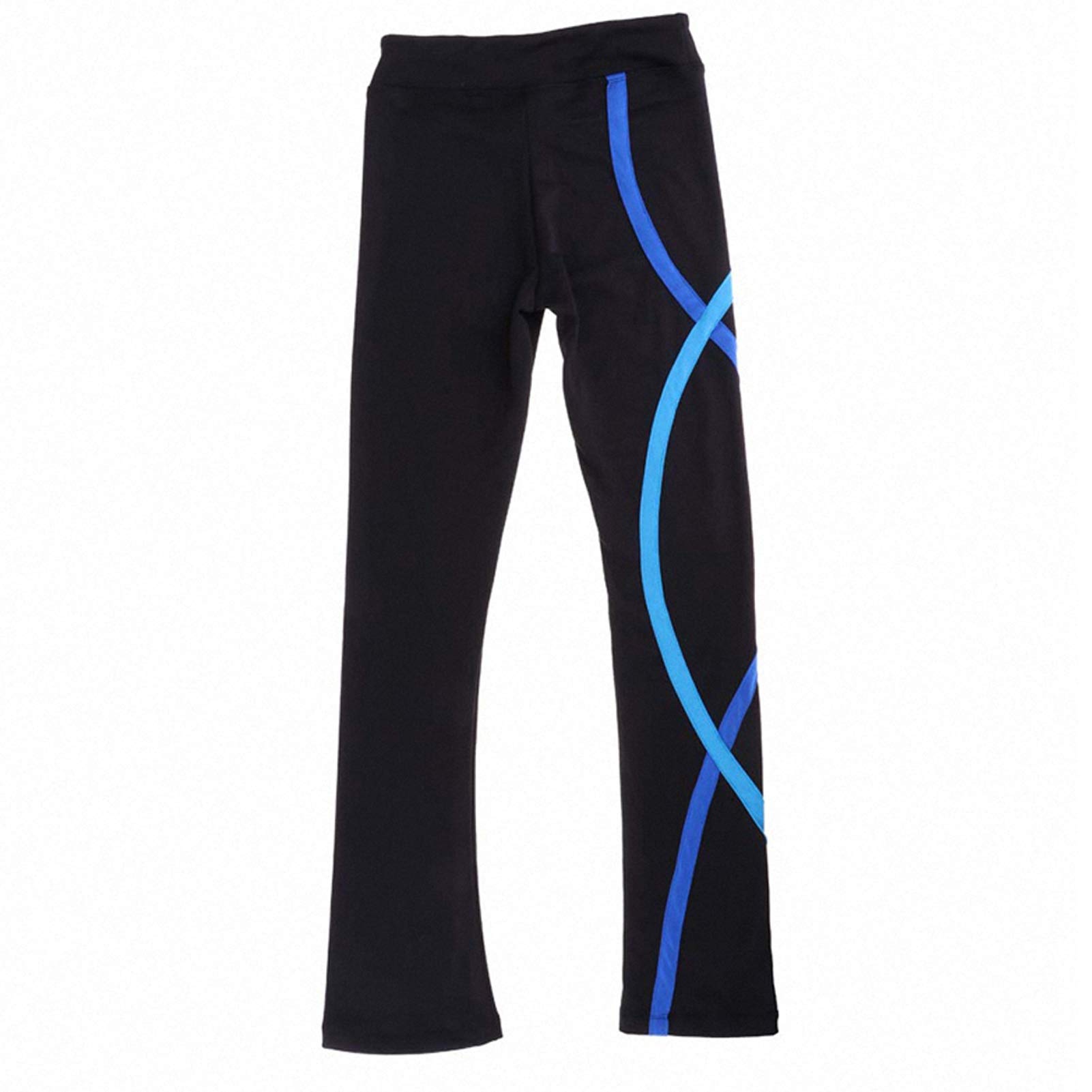 Pantalones de Patinaje Artístico Pantalones De Patinaje Artístico For Niños Al Aire Libre, Mallas De Alta Elasticidad, Competición De Entrenamiento, Mallas De Patinaje Cálidas A Prueba De Viento (Col