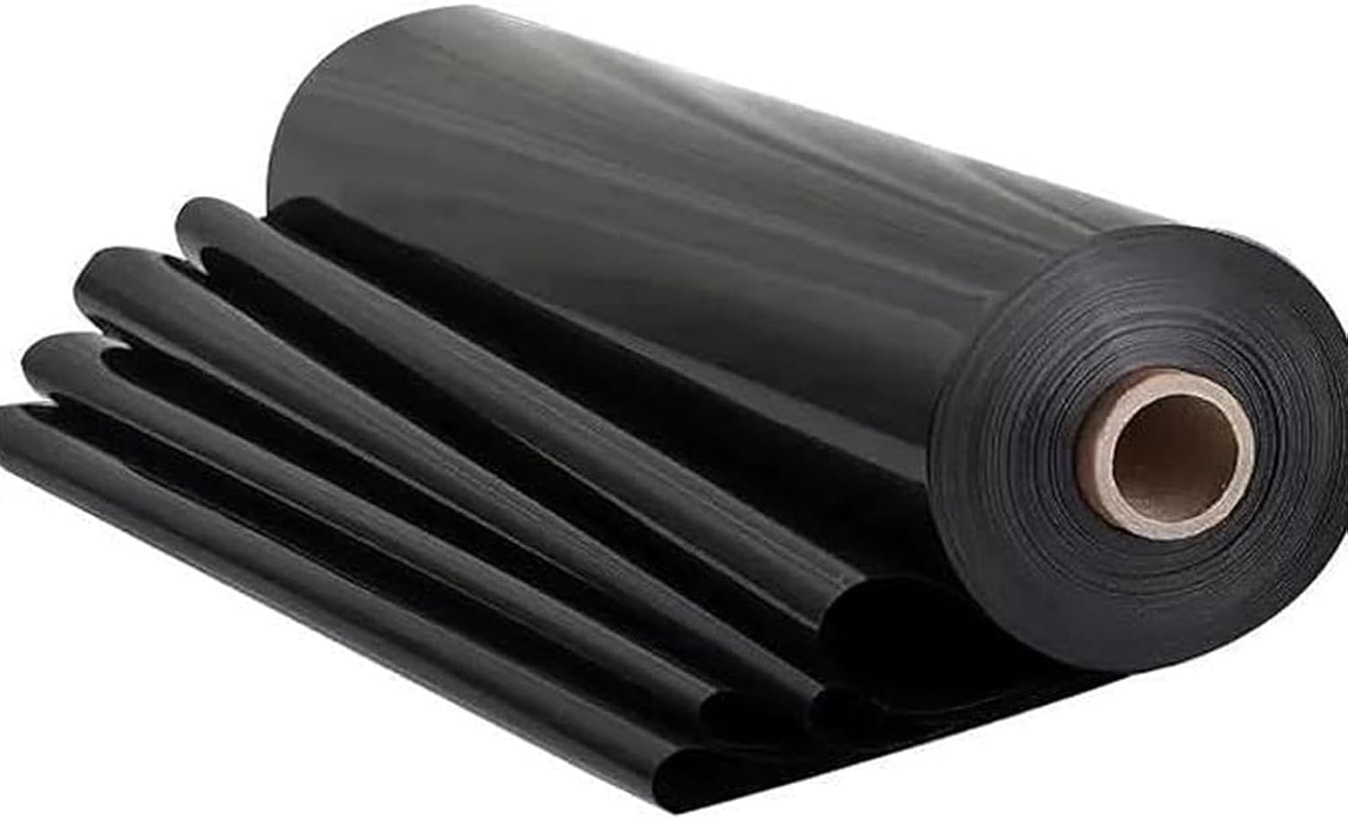 Impermeable Pond Liners, Garden Pond Liner 4x6m 5x8m 8x10m 10x12m Easy Cutting, HDPE Tarpaulin Sealing Film Pond Membrane for Natural Looking Ponds Waterfall, Black(23x26.2ft)