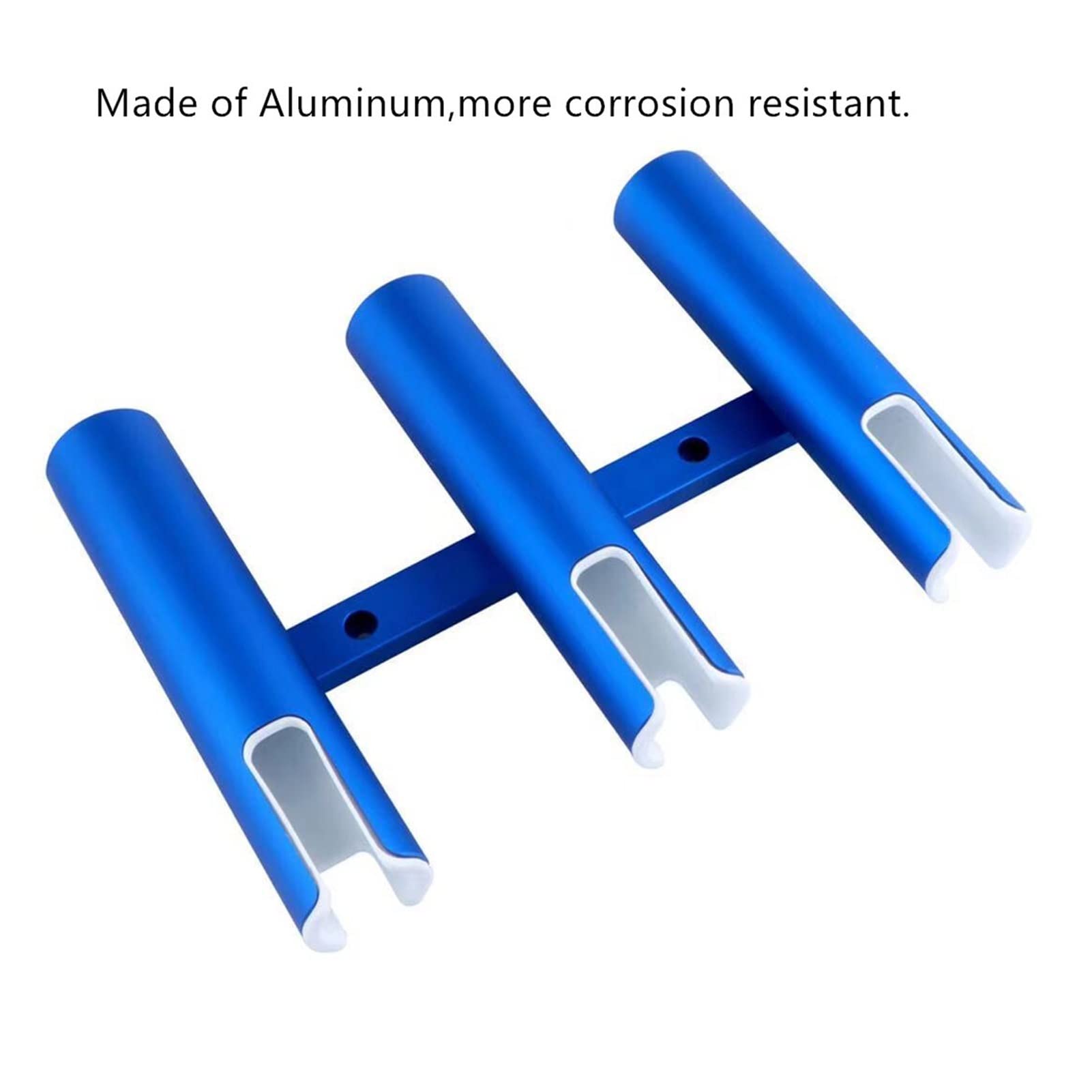 Aluminium 3 Link Uchwyt Ręk wędkarskich 3 Tubes Rod Pod Rack Rack Morski jacht Łatwy montaż