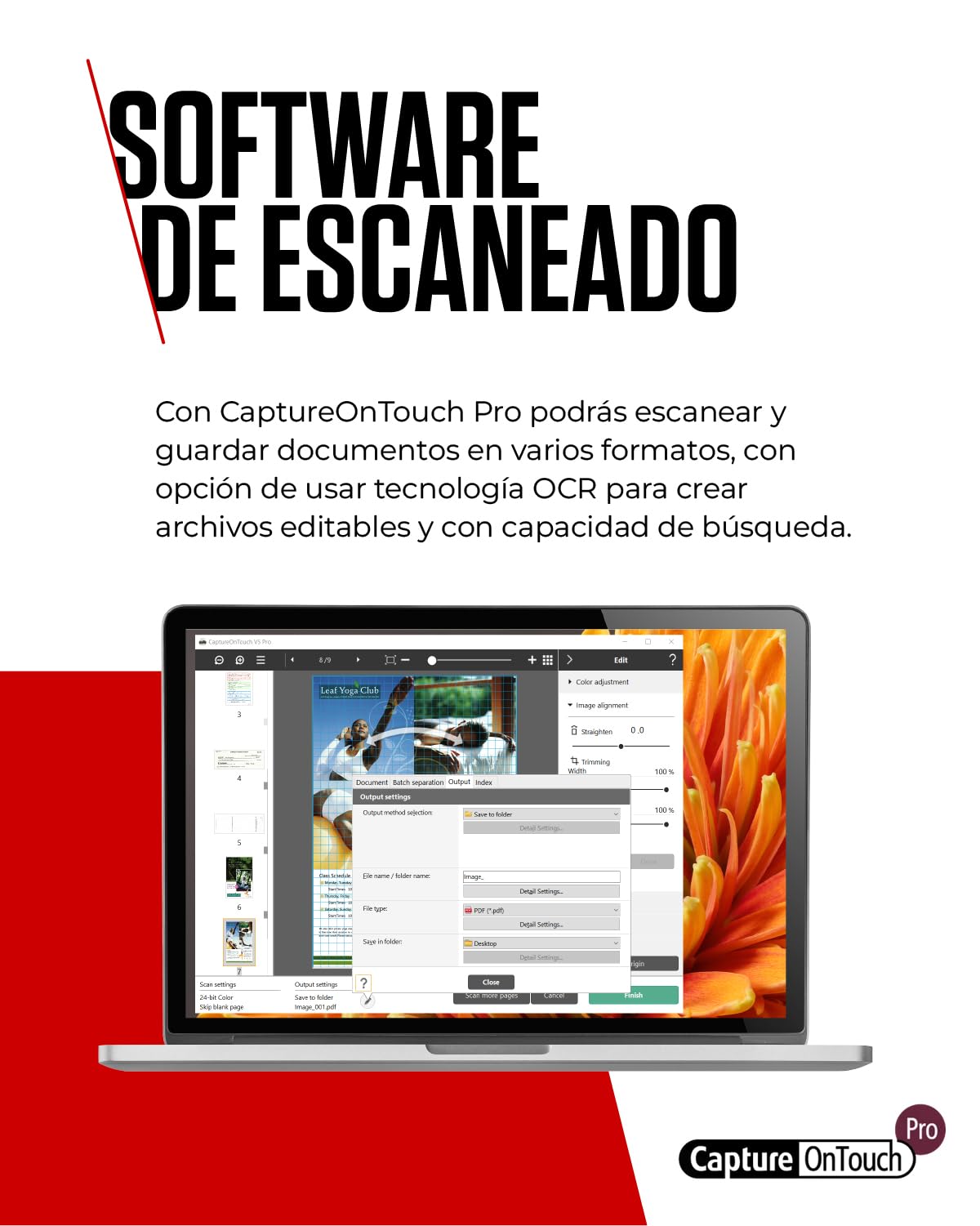Canon imageFORMULA DR-M1060II Escáner A3 | Diseño Compacto y Procesamiento de Imagen Avanzado para Hogar y Oficina | 600 dpi | ADF 80 Hojas | con Canon CaptureOnTouch Pro