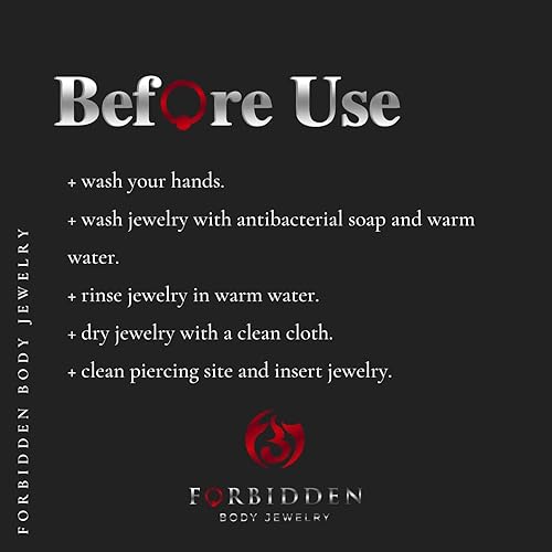 Miniatura 5 de Forbidden Body Jewelry Anillos para Pezón, Anillos de Lengua, Joyería para Piercing de Pezón, Joyería de Pezón, Juego de Barras de Acrílico Flexible