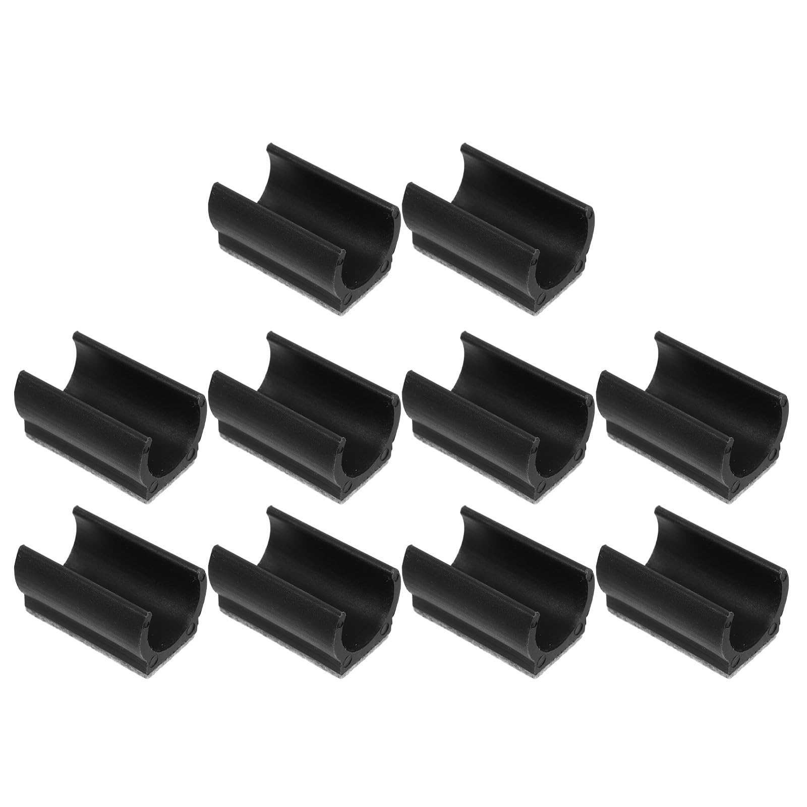 Almohadillas de fieltro para patas de muebles en U, pack de 10 piezas de 22 mm