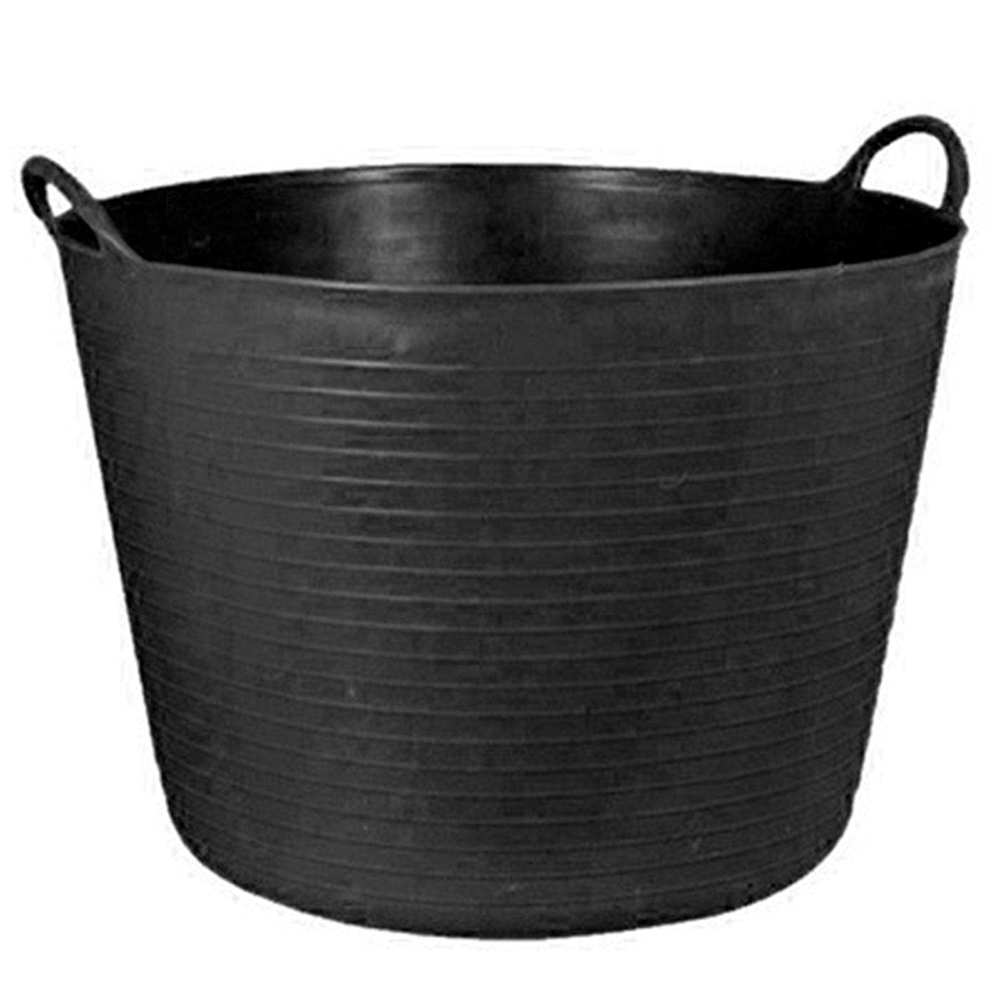 Acan Tradineur - Navicella in plastica 65 litri, 55 x 33 cm, colore casuale. Cestino, Secchio Flessibile, Contenitore Multifunzionale, Stalla, Giardino, Alimentazione Animali, Miscela, Pulizia