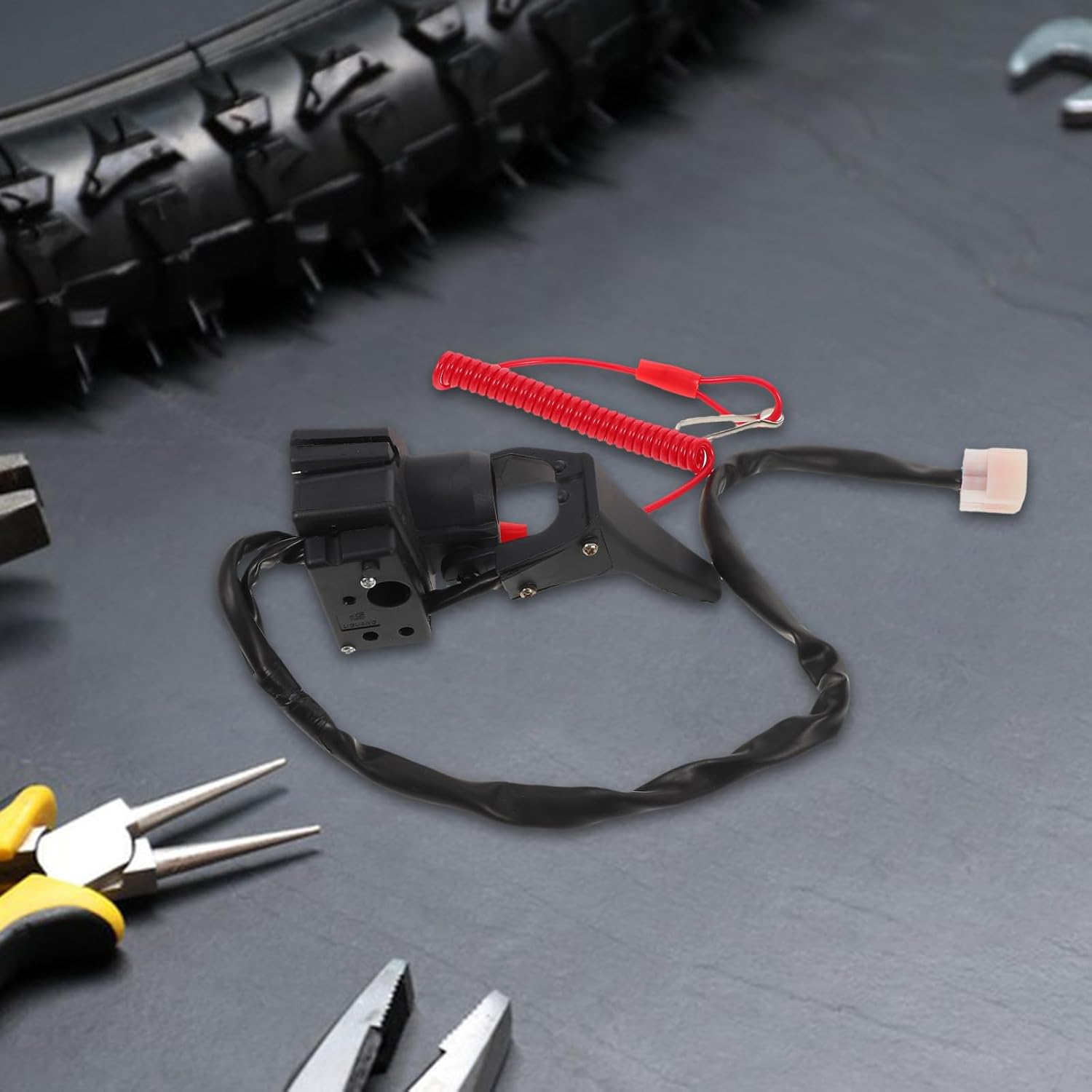 摩托车用サムスロットルレバー 防水耐候性設計 エルゴノミックグリップ 電動スクーター ダートバイク対応 スムーズなスロットル制