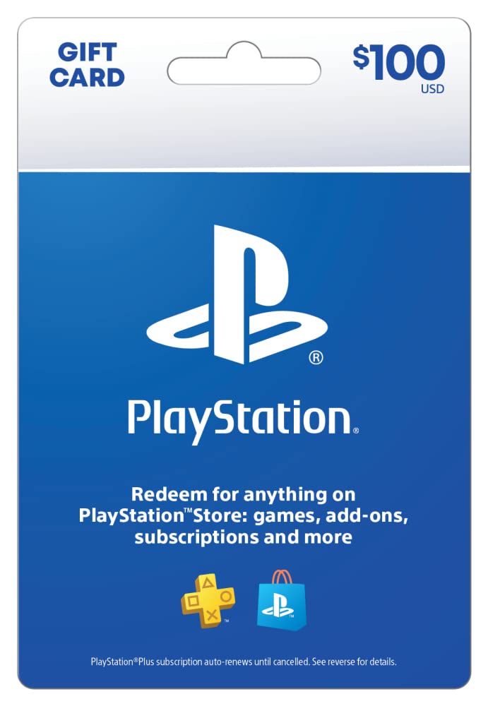 Amazon.com: Sony PlayStation Gift Card $100 : Video Games