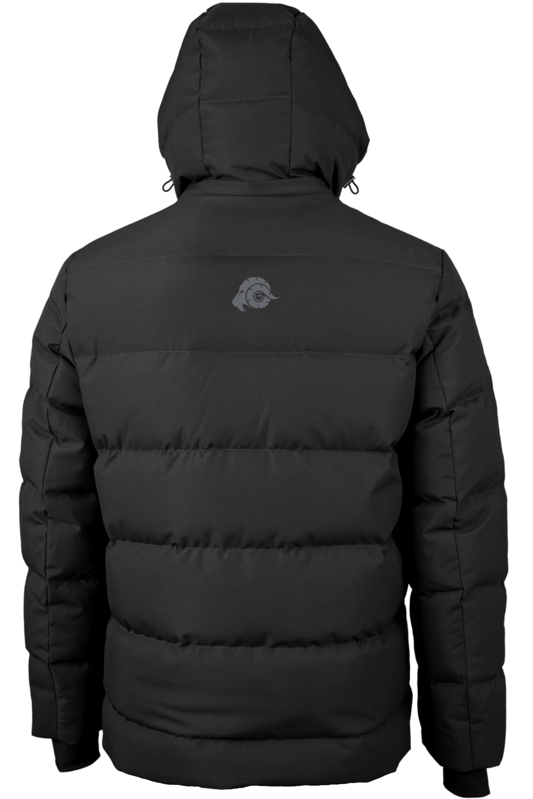GUGGEN Mountain Piumino da uomo con calda imbottitura, giacca invernale WH10, con cappuccio rimovibile, giacca trapuntata da uomo