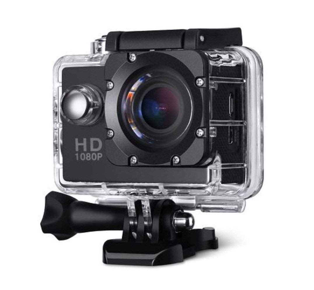 TechKing 1080p 12MP Sports Waterproof Camera with Micro SD Card Slot, 2 inch LCD Wide Angle and Multi Language Action Video up to 30M- Black-11-picture-24