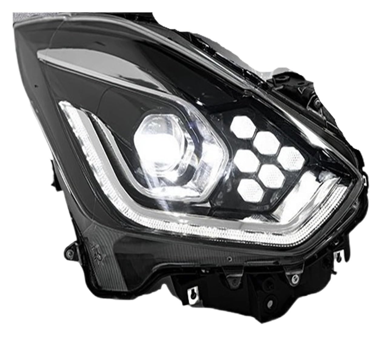 CMIJAHU Fit For SUZUKI Swift 2018-2021 LED DRL Hella Xenon Lens Hella Hid H7 Car Accessories Headlight(Left hand drive)