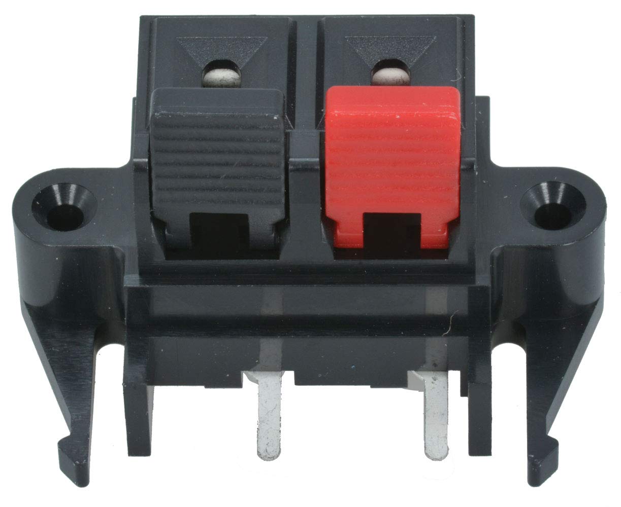 Kobiconn151-CJ9021 Two Position One Row Speaker Terminal Block (Pack of 3)