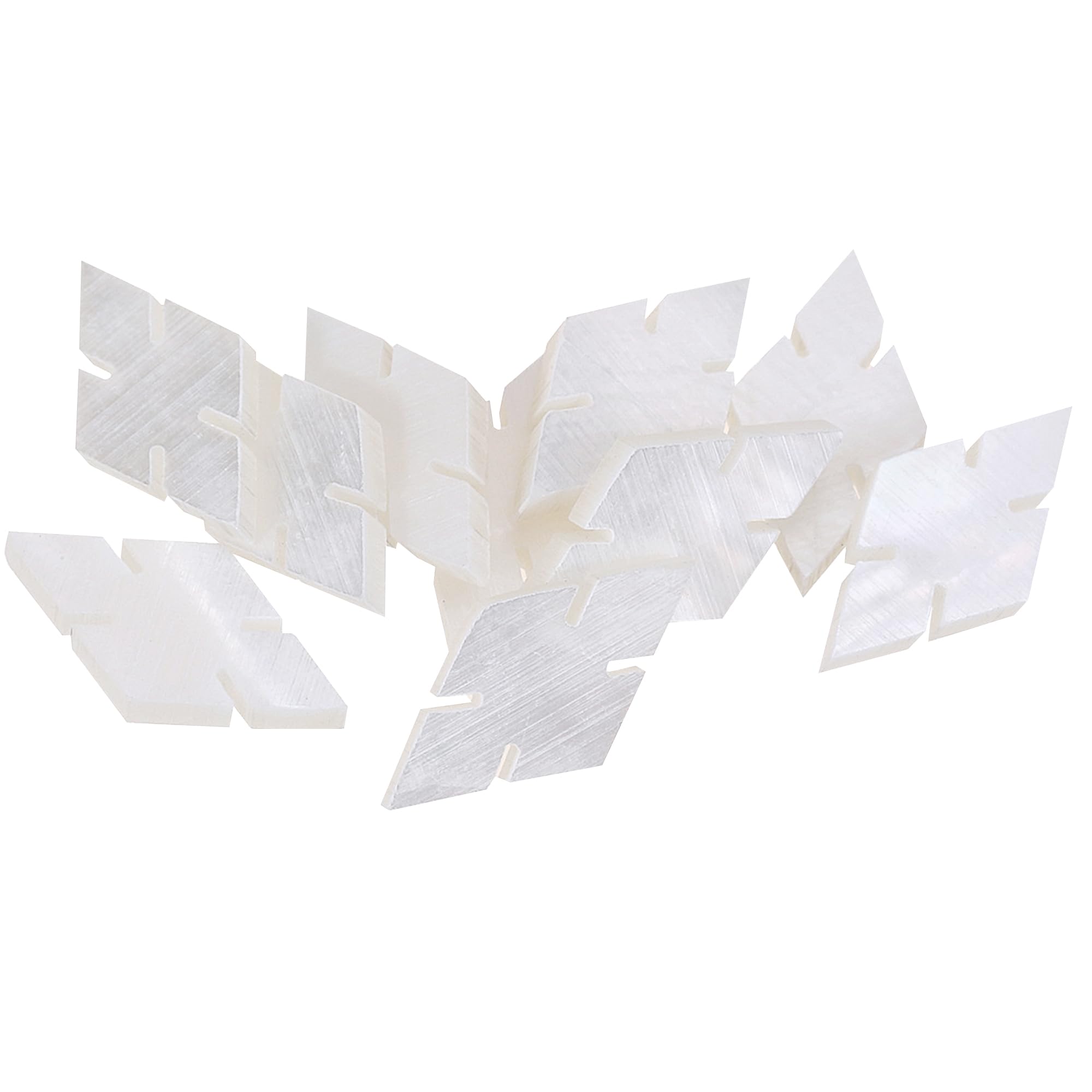 Musiclily Pro 14.5mm Guitar Fretboard Inlay Dots, White Pearl 10 Pcs