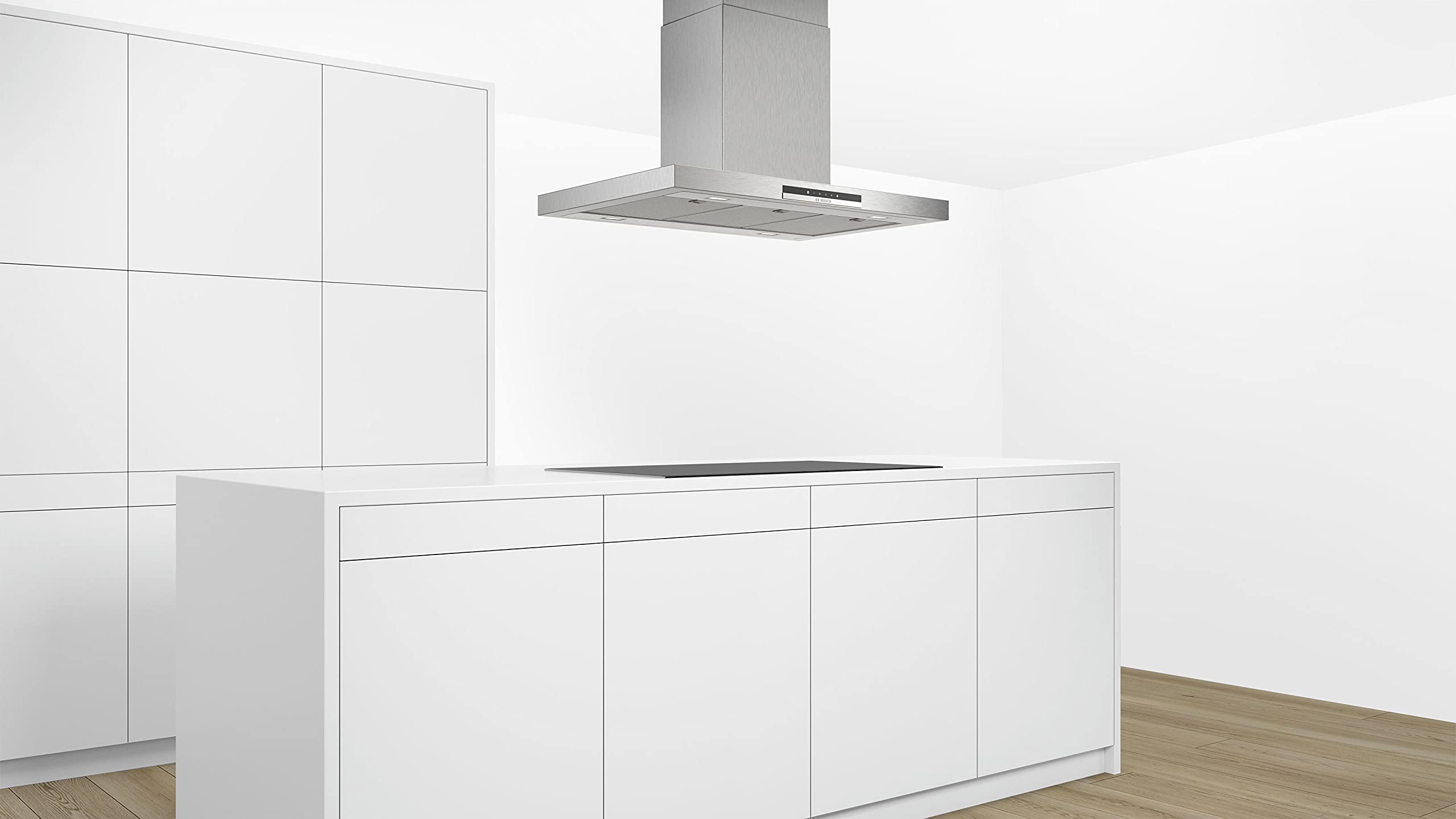 Bosch DIB97IM50 Série 4 - Hotte îlot, Silence et efficacité | 90 cm, Inox, Facilité de nettoyage