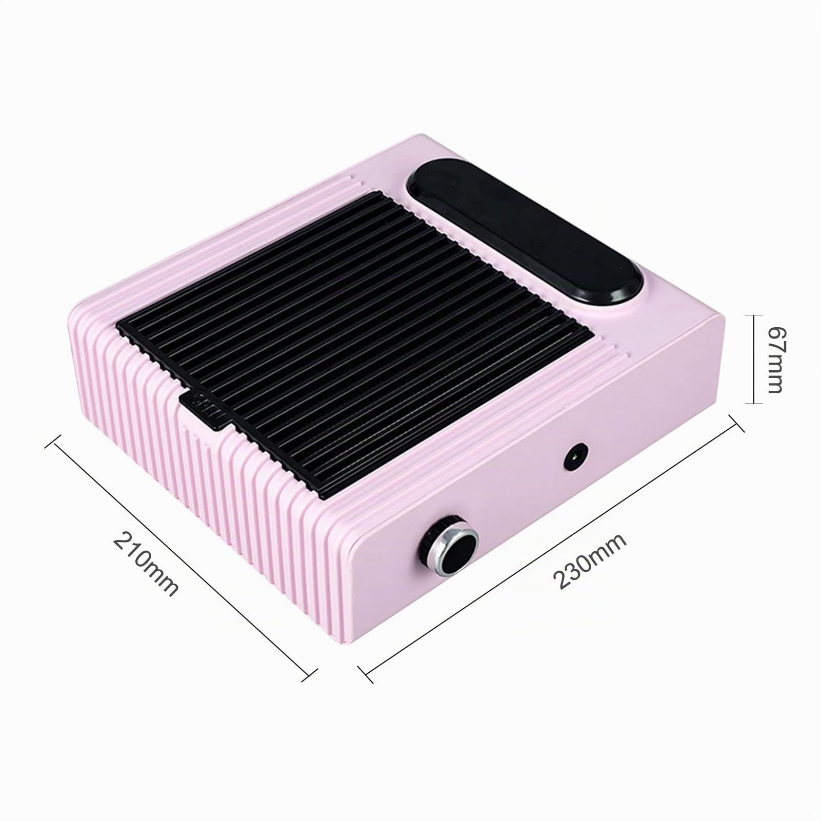 Nagel Staubsauger Professionelle mit Filter,80W Professionelle Staubabsaugung Nagelstudio & Zuhause,Geschwindigkeit Einstellbare,Leiser Nagelstaubsauger,Weiß