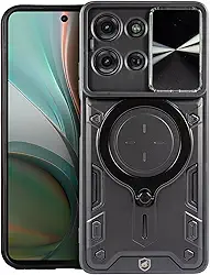 Gshield Capa Case Capinha Discovery para Motorola (Preta, Moto G75 5G)