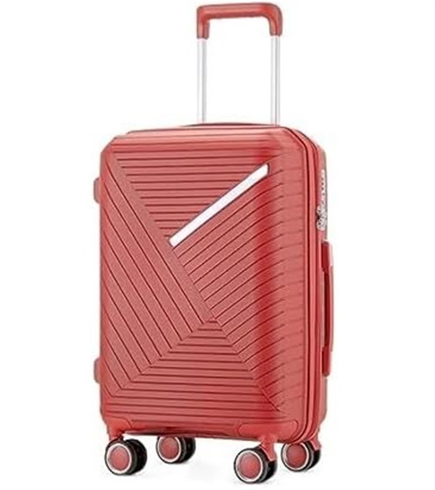 Valigia Bagagli da Portare con sé Valigia Viaggio Leggera Ruote Girevoli Bagaglio a Mano(E,28in)