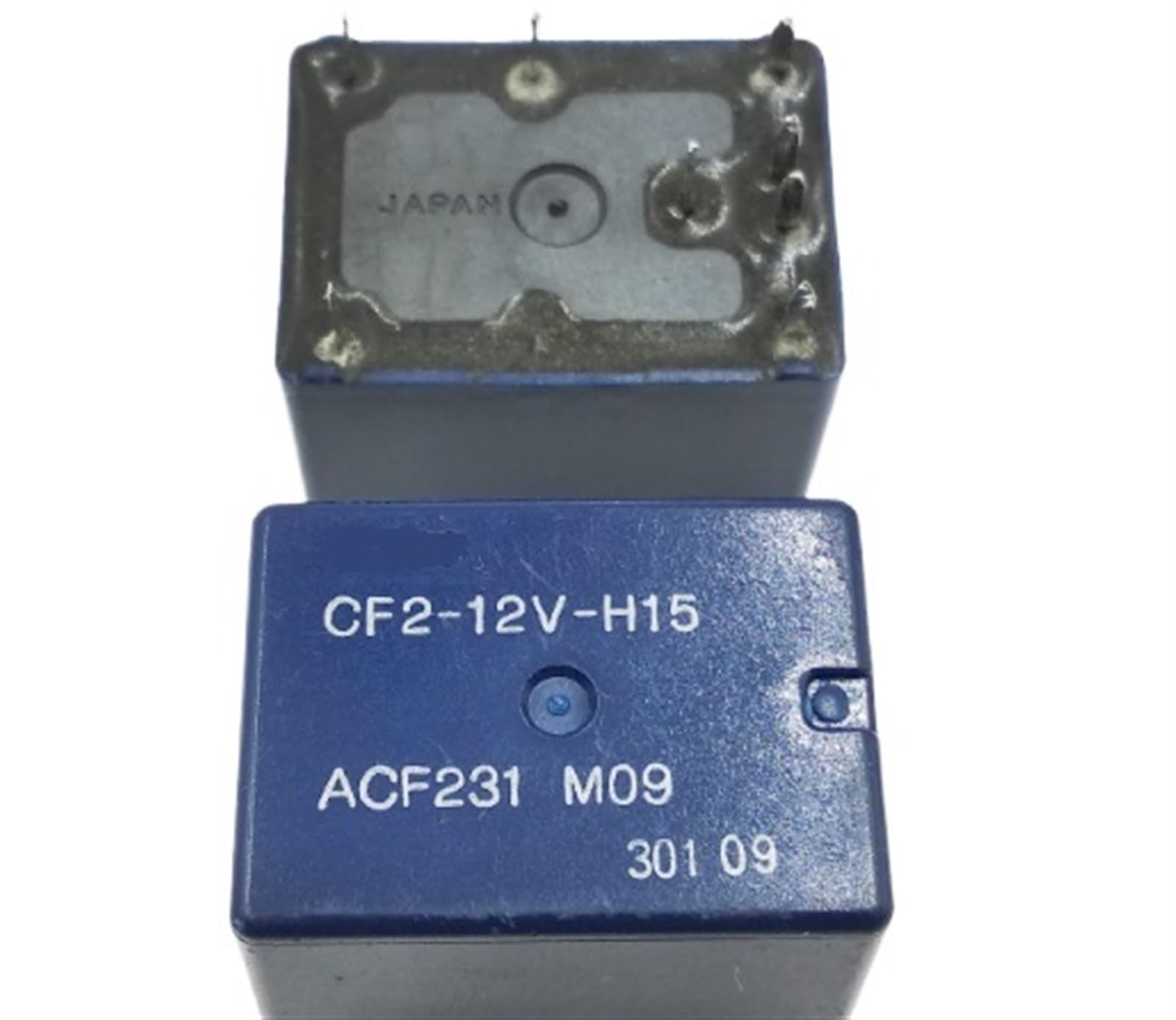 10PCS Relays CF2-12V CF2-12V-H15 ACF231 M09 8PIN 12V Automotive Relay Black Blue(CF2-12V Black) Industrial Electrical Relays