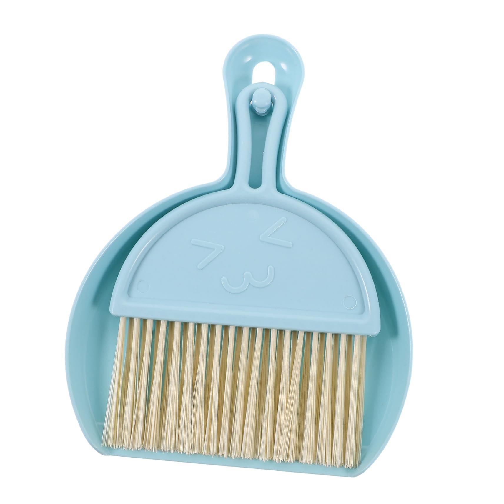 KICHOUSE Portable Mini Dustpan Brush Set Desk Natural Pp Sweeping Broom Car Detailing Desktop Broom Kit Compact Sturdy