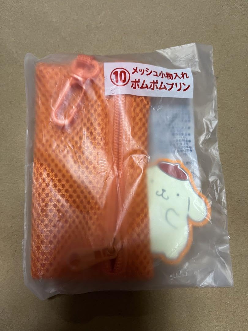【新品・タグ付き】ポムポムプリン　マスコット　詰め合わせセット　ポーチ付き Amazon.co.jp: ポムポムプリン メッシュポーチ マスコット