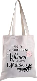 Esthetician Tote Bag Beautician Gifts Esthetician Supplies Bag only the Strongest Women Become Esthetician Shoulder bag (Esthetician Tote Bag)