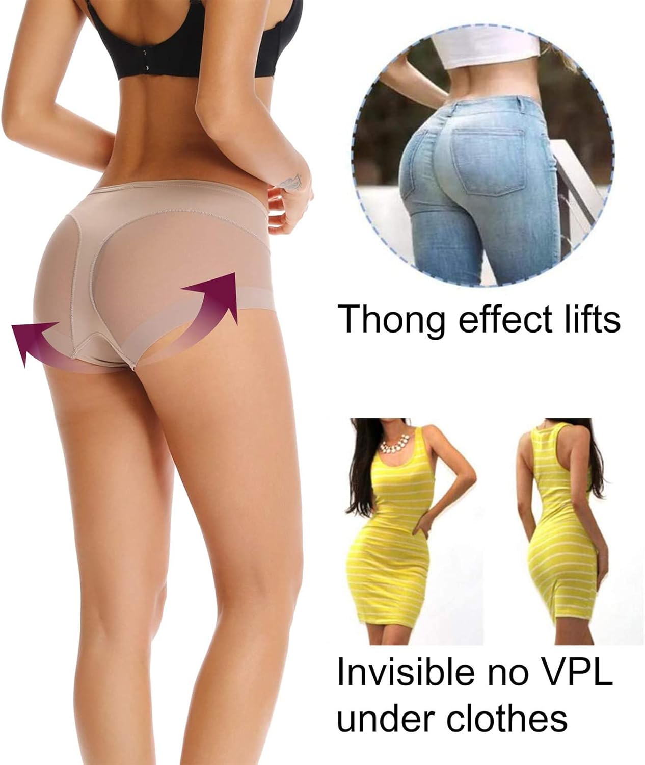 WOWENY Tummy Control Panties for Women Seamless Butt Lifter Briefs Comfy Body Shaper Shapewear Sexy Underwear - Image 4