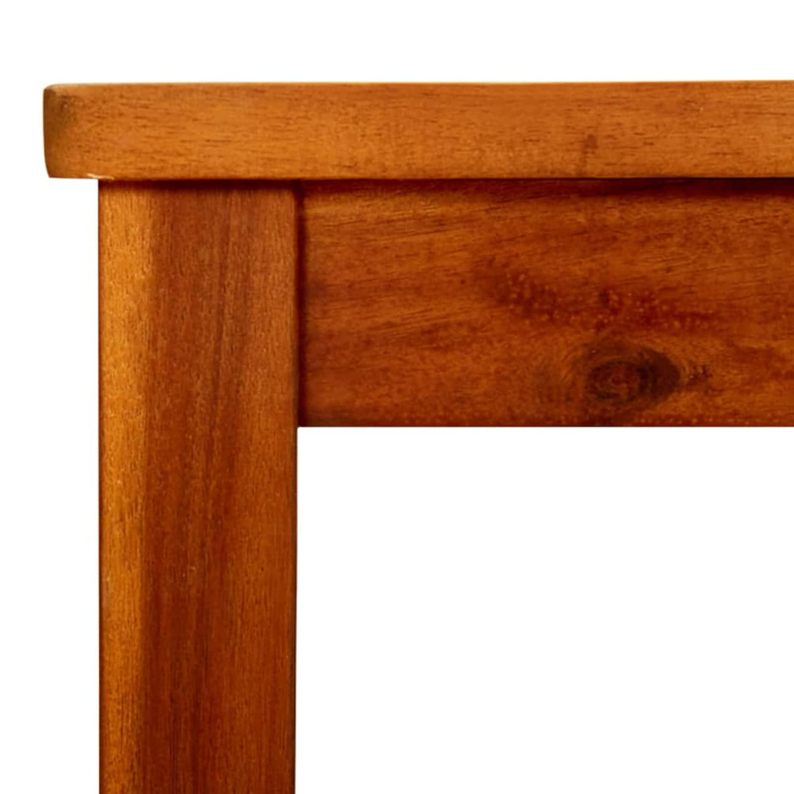 LAPOOH Ogrodowy stolik kawowy 85 x 85 x 45 cm lite drewno akacjowe, stolik kawowy ogrodowy, stolik pomocniczy na zewnątrz, stolik kawowy na zewnątrz-316396