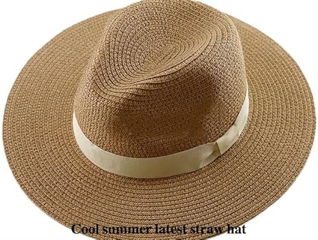 ★大きいサイズ〜高級 フェドラ ツバ広 フラット ストローハット ホワイト系 サイズ61cm 62cm イタリア ビッグサイズ★新品290 高級 フェドラ ツバ広 フラット ストローハット 4色展開 57cm 59cm 61cm 大きいサイズ イタリア キャンプ 麦わら帽子 海水浴 日よけ  紫外線防止 UVカット 小顔 アウトドア