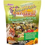 F.M. Brown's Tropical Carnival, Natural Hamster-Gerbil Food, Vitamin-Nutrient Fortified Daily Diet, NO Filler Seeds, NO Artificial Colors or Flavors, 2 lb
