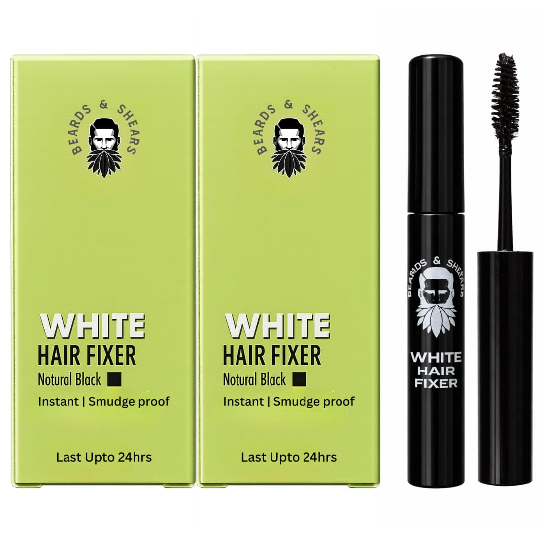 Instant White Hair Color Stick for Men | Water Proof, Smudge Proof & Sweat Resistant | Beard + Head Grey Coverage in 10 Seconds | No Ammonia No Paraben | Beard Touch Up Wax | Instant Moustache Colour For Men | Pack of 3-image-21
