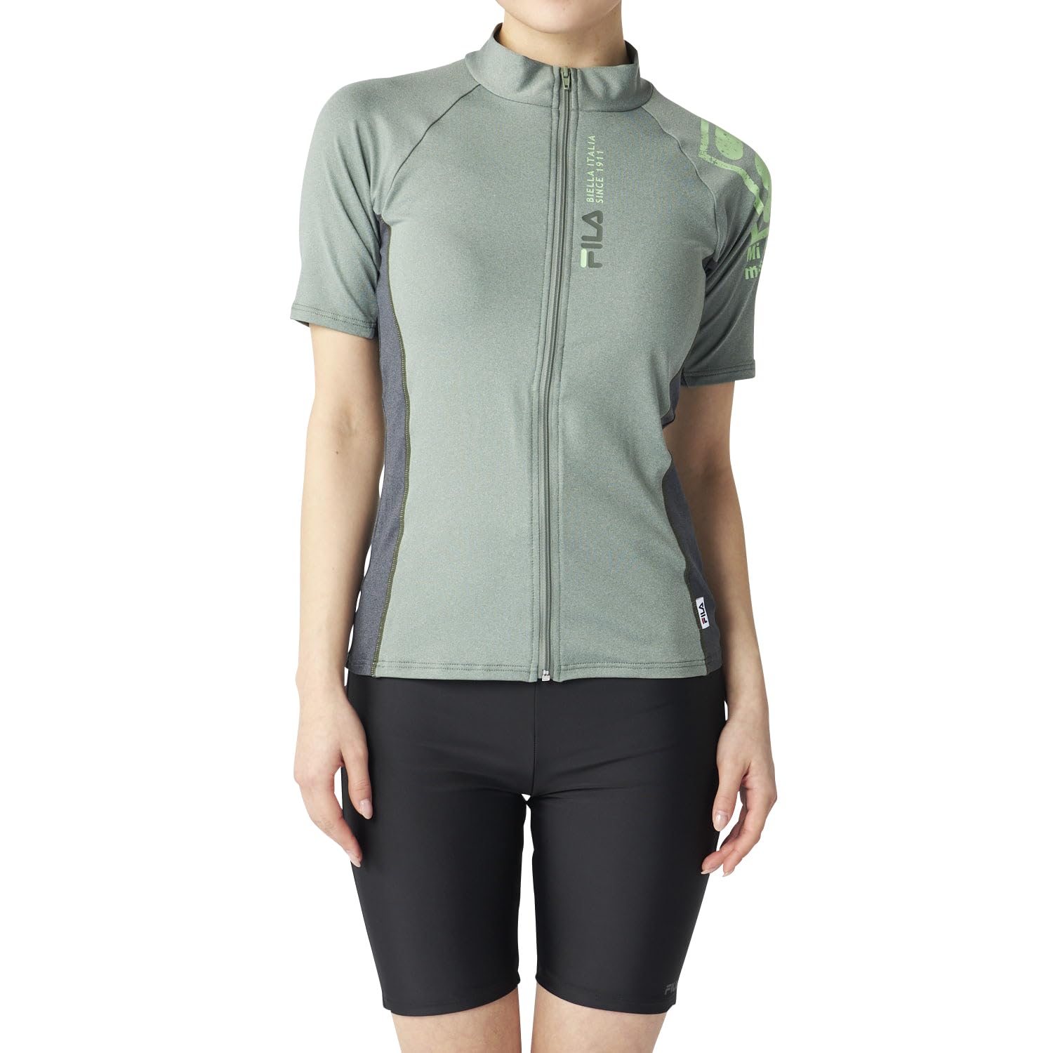 【はな】フィラ 半袖 フィットネス水着 BPK11号/BTQ9号 はな】フィラ 半袖 フィットネス水着 BPK11号/BTQ9号 FILA