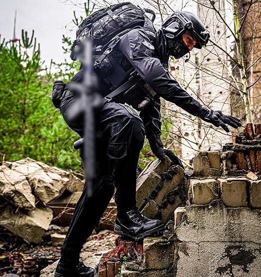 VOTAGOO G3 Combat Uniform Set für Männer Taktische Camouflage Bekleidung Jagd Paintball Anzug mit Knie Ellenbogen Pads