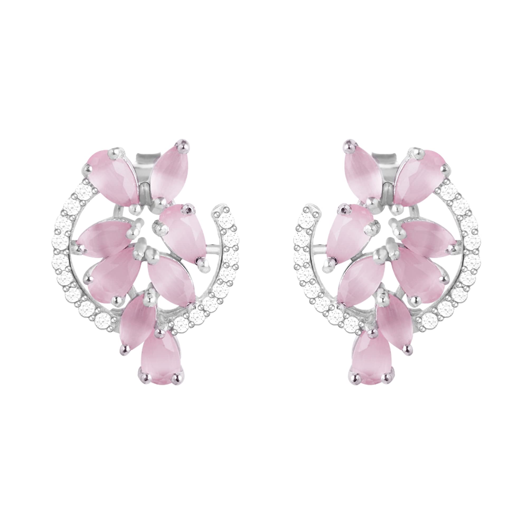GIVA 925 Silver The Pink Periwinkle Earrings | Gifts for Girlfriend, Gifts for Women and Girls | With Certificate of Authenticity and 925 Stamp | 6 Months Warranty* (B0BT7KWXK4) Amazon Price History, Amazon Price Tracker