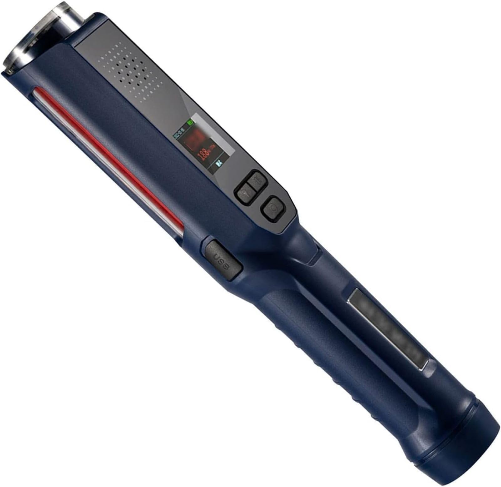 Alcoholímetro Portátil, Medidor de Alcohol En El Aliento, Alcoholímetro, Alcoholímetro de Viaje con USB, con Pantalla LCD Azul Digital, para Uso Doméstico, Viajes, Coche Y Fiestas