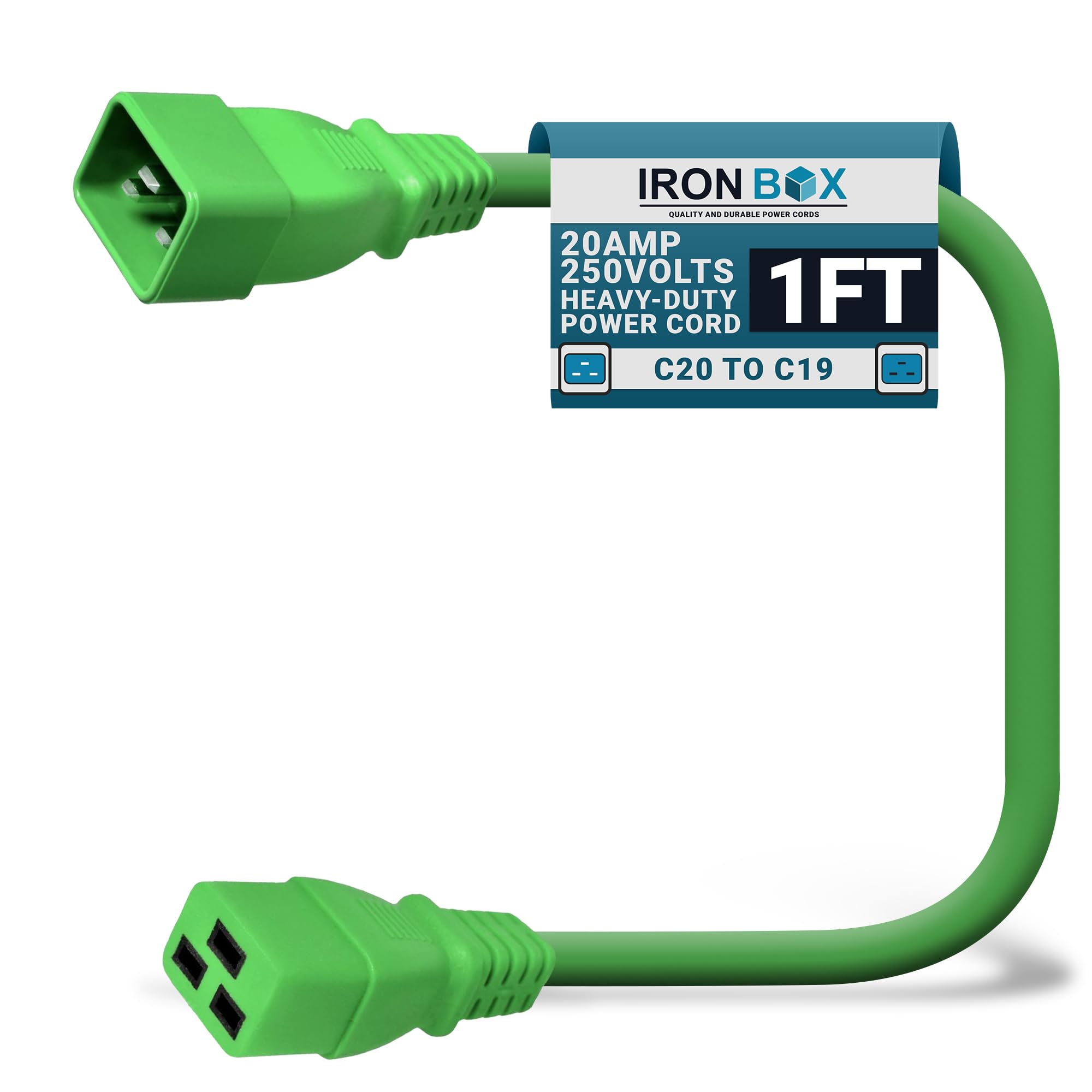 培土器(C19) Amazon.com: IronBox Electric - 重型C20 至C19 電源線- 20A/250V 額定