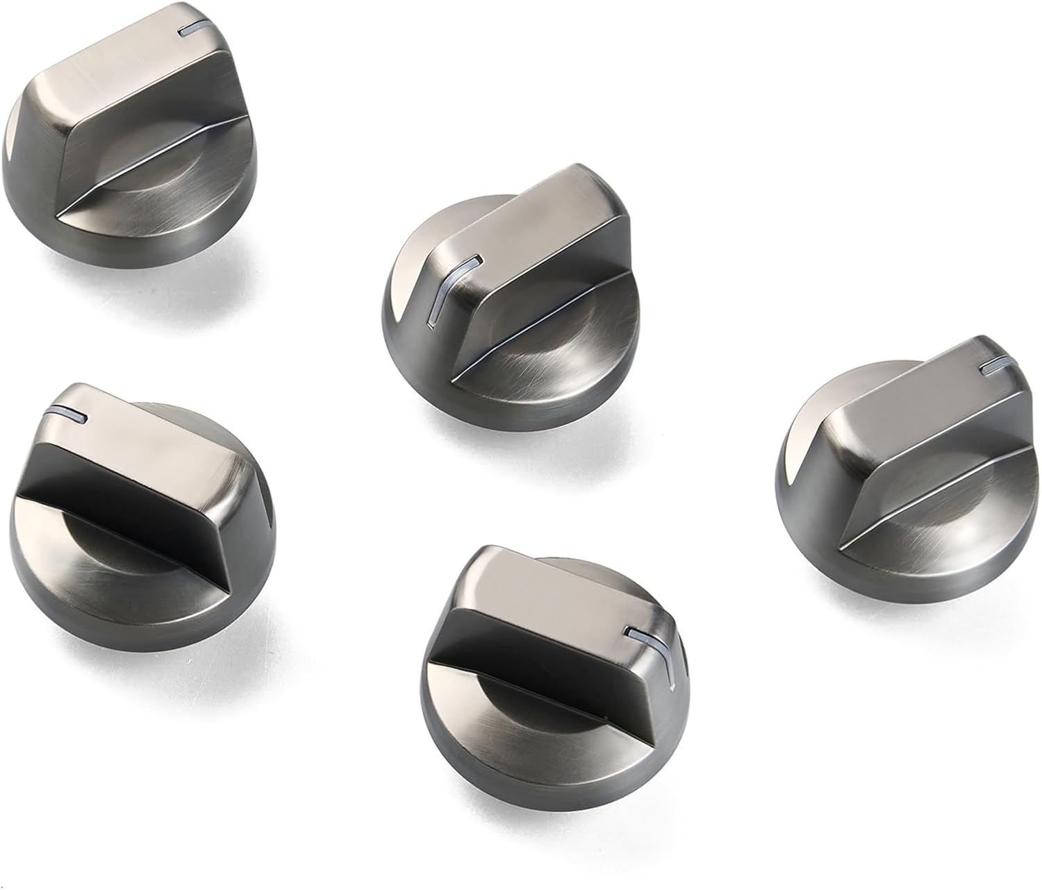 Allstare DG94-01480A Electric Stove knobs Replacement Parts for Samsung Range Parts NZ30K6330RG/AA NZ36K6430RS/AA Samsung Stove Parts Oven Knobs 30 36 Inch Smart Electric Cooktop Burner Knobs 5 Pcs