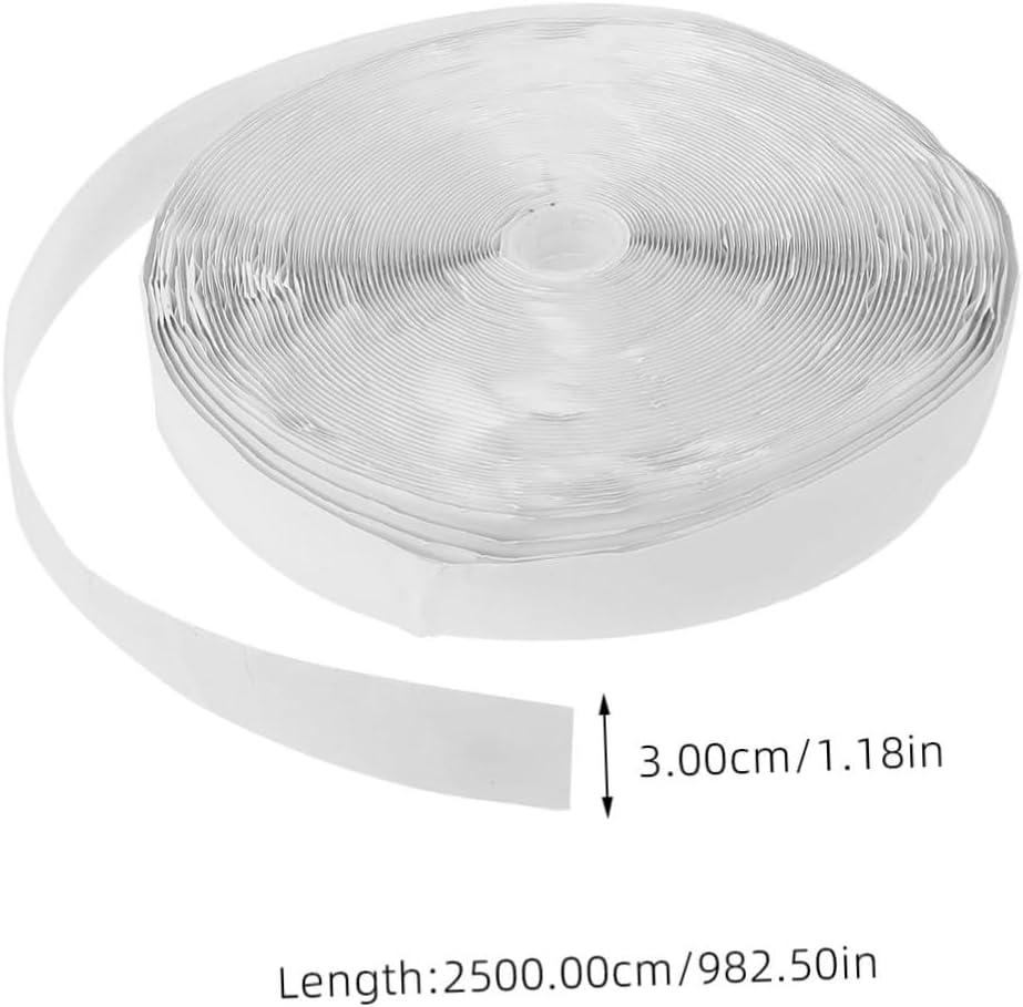 Self Adhesive Hook and Loop Tape Set 25 Meter for Curtains