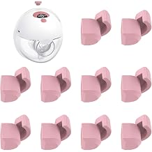 10pcs Spout Cap for Momcozy M5 Wearable Breast Pump Dustproof Clean Leak Proof Silicone Spout Cover for M5 Pump Pump Replacement