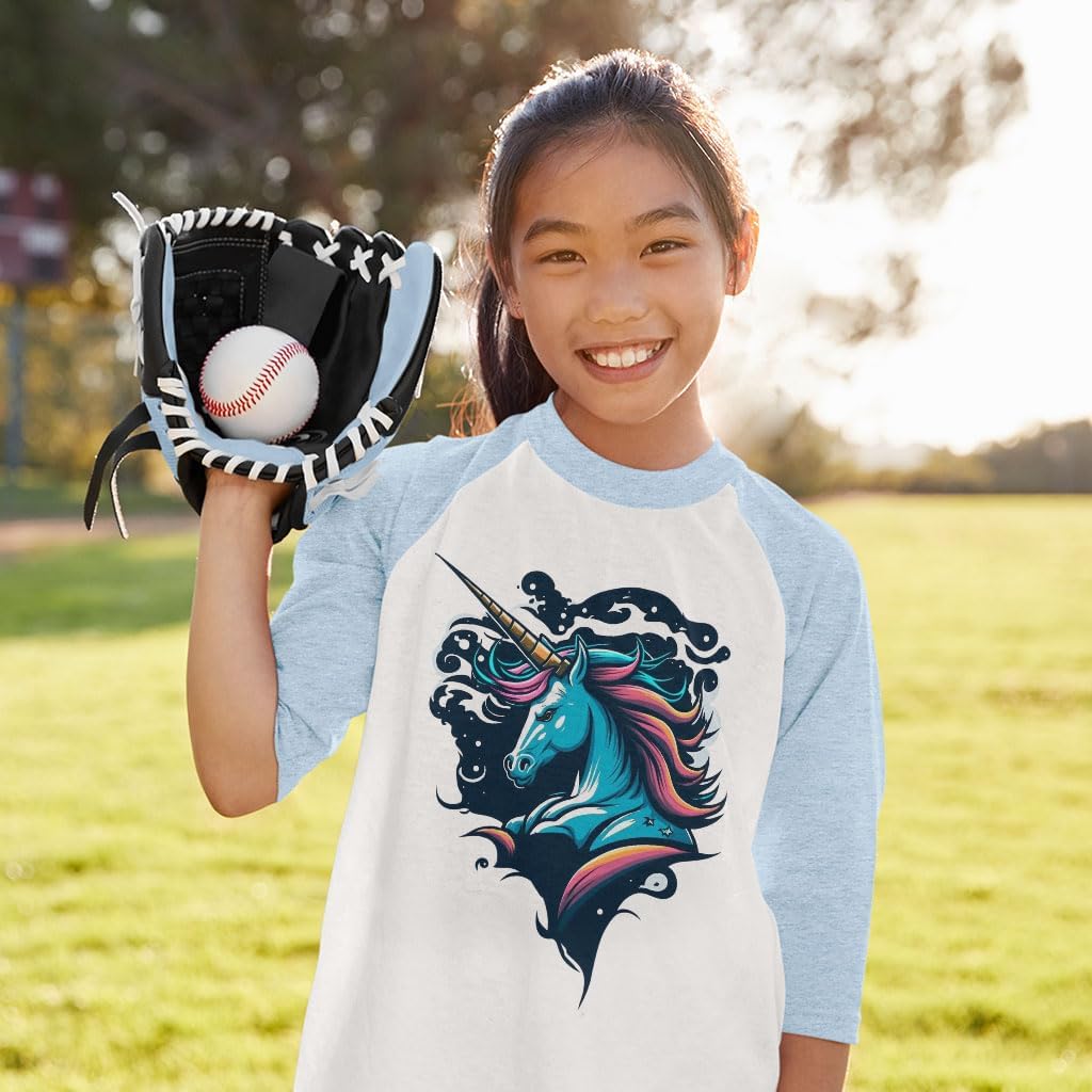 Cool Unicorn Kids' Baseball T-Shirt - Best Present Ideas - Presents for Kids