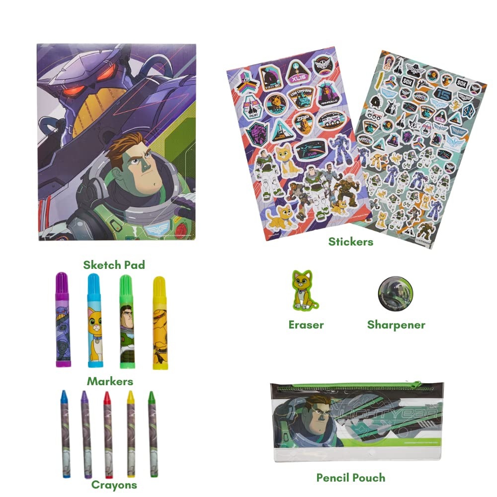 Ryan's World - Juego de arte para colorear para niños y niñas con calcomanías + estuche para lápices 2