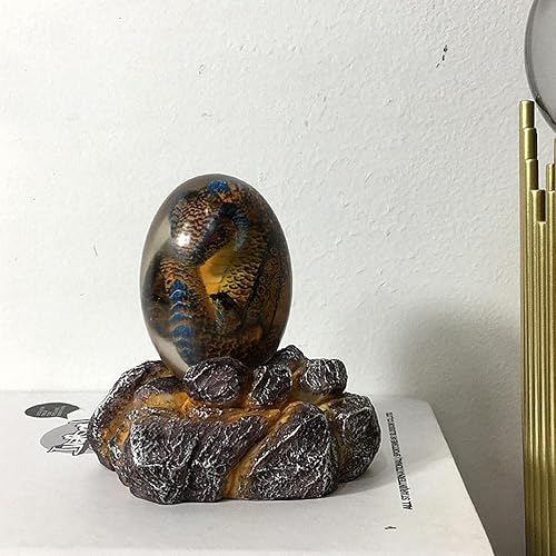 Miniatura 4 de Huevo de dragón de lava de cristal, huevo de dragón transparente, huevo de dragón de lava, huevos de cristal, huevos de dragón de lava decorativos,