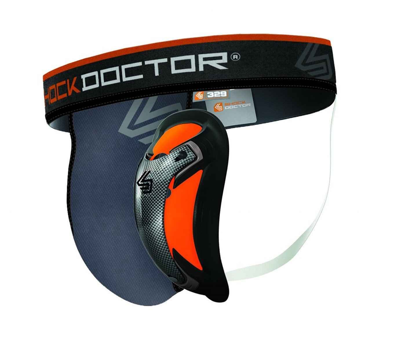 Shock Doctor Coquille Carbonne et Slip antibacterien Ultra Carbon L - L - Couleur Multiples