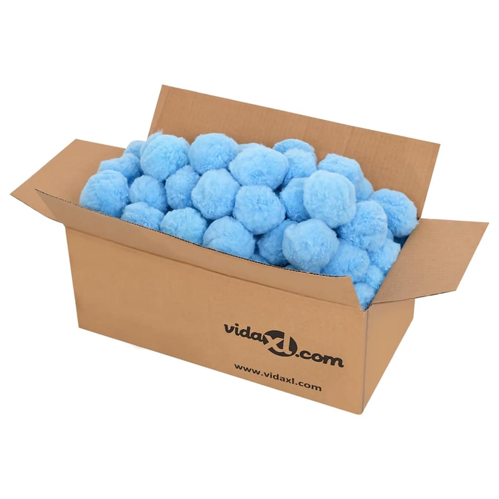 Homgoday Sfere Filtranti per Piscina 700g Blu - Filtro Acqua in Polietilene con Nanoparticelle d'Argento, Riutilizzabile, Equivalente a 25kg di Sabbia