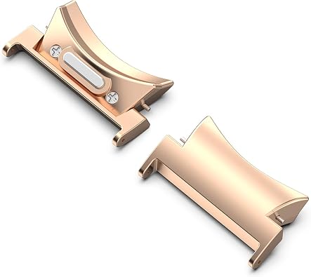 20MM Watch Band Stainless Steel Button Connector Replaceable Metal Strap No Gap Adapters Compatible with Samsung Galaxy Watch 6/6Classic/5/5Pro/4/4Classic 46mm
