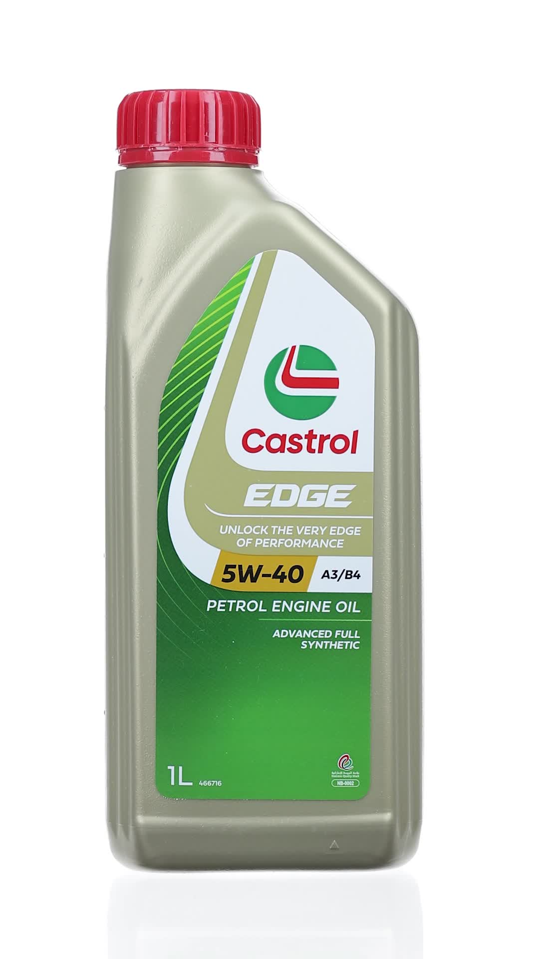 Castrol Edge Car Engine Oil - 5W-40 A3/B4 Full Synthetic – 1 L