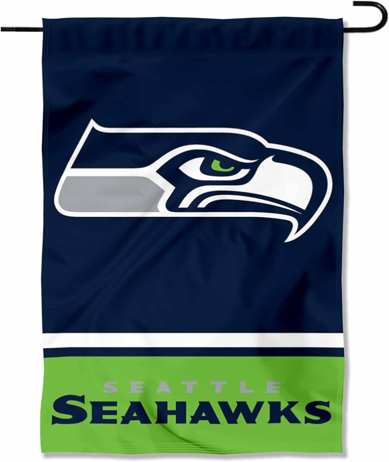 Seattle Seahawks Double Sided Garden Flag