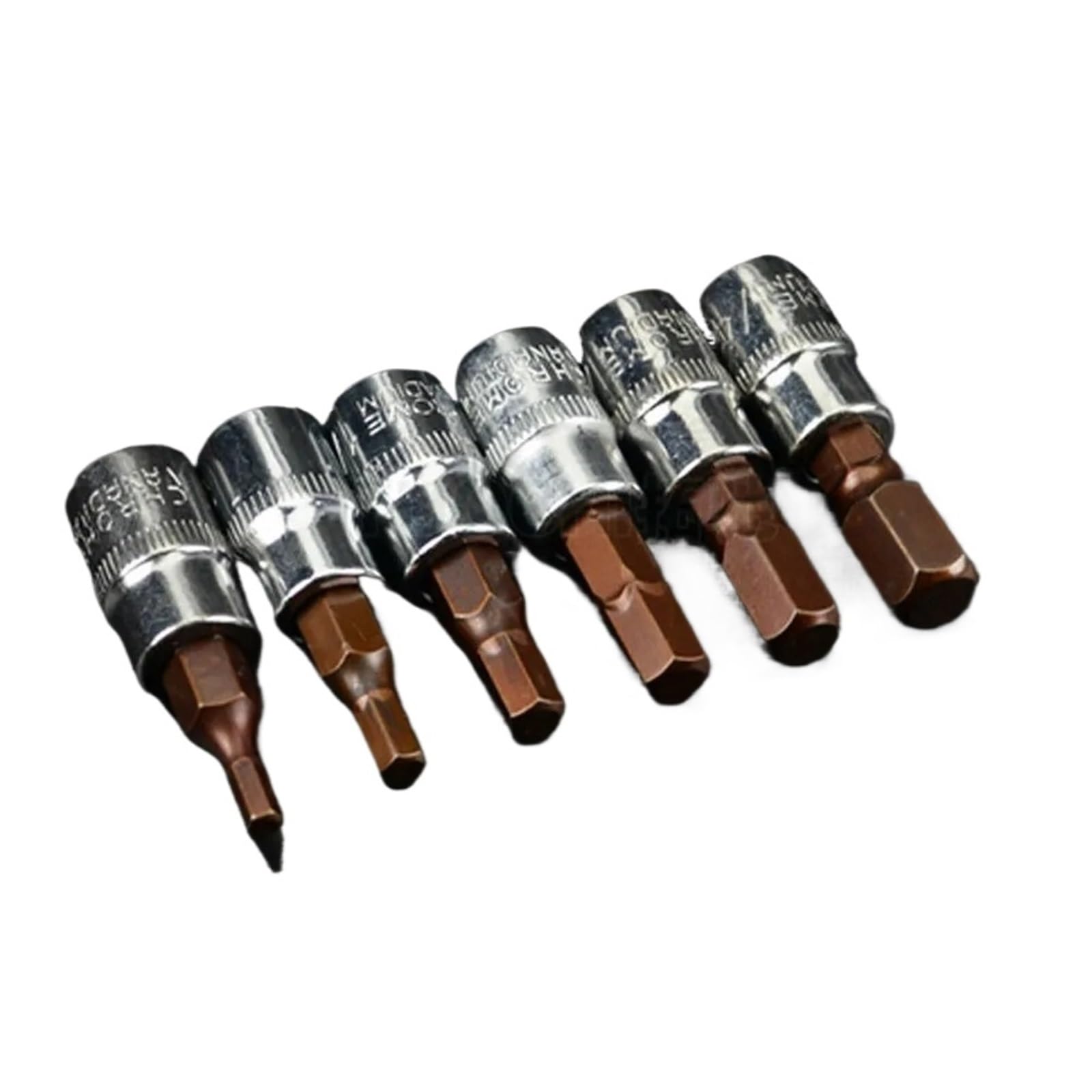 Eretyret H7 1Pc 1/4" Hex Head Screwdriver Bit 1/4 Inch Drive Socket Hand Tools H3 H4 H5 H6 H8 Power Tool Accessories Wholesale Easy To Carry(H7)