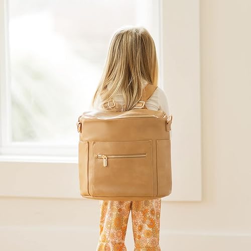 Miniatura 7 de Bolsa de pañales de miss fong Baby Bag de cuero para pañales Mochila y mini bolsa de pañales