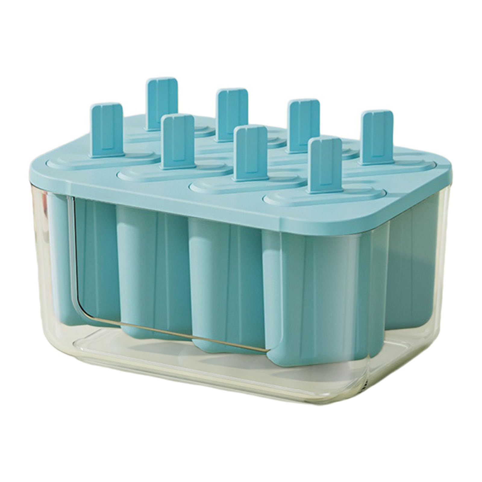 Tsophreniq Stackable Ice Lolly Mold Set with Secures Lid Food Grade Popsicles Maker Cream Making Tool for Household Creative Lolly Forms