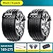 6-Pack Tire Snow Chains for Cars SUVs Trucks, Universal Fit 165-265mm Tires, Anti-Slip Winter Chains Traction Kit, Winter Accessories For Car Chain