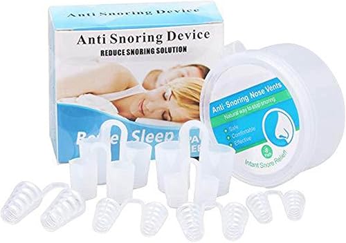 Miniatura 5 de 8 pinzas dilatadoras nasales de ronquido, clip de nariz de silicona, dispositivo de ronquido reutilizable, solución profesional para hombres y