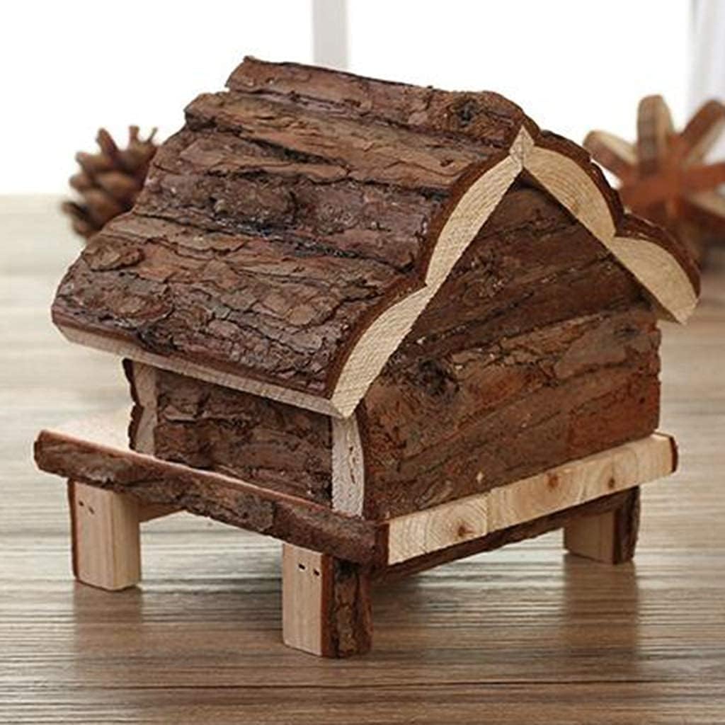 Animals Reptile House Wooden with Slide Stairs Hideouts Amphibians Accessories Hamster Small Pet Supplies Gift