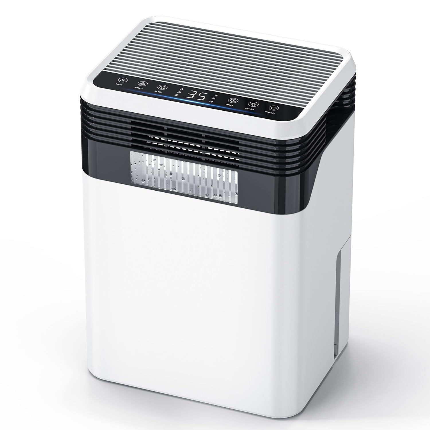Deumidificatore, 3000ML Deumidificatore Casa, Sbrinamento Automatico, 3 Modalità, Modalità Notte, Silenzioso 33dB, Timer 24h, Display Intelligente Umidità, Portatile, Camera da Letto, Bagno